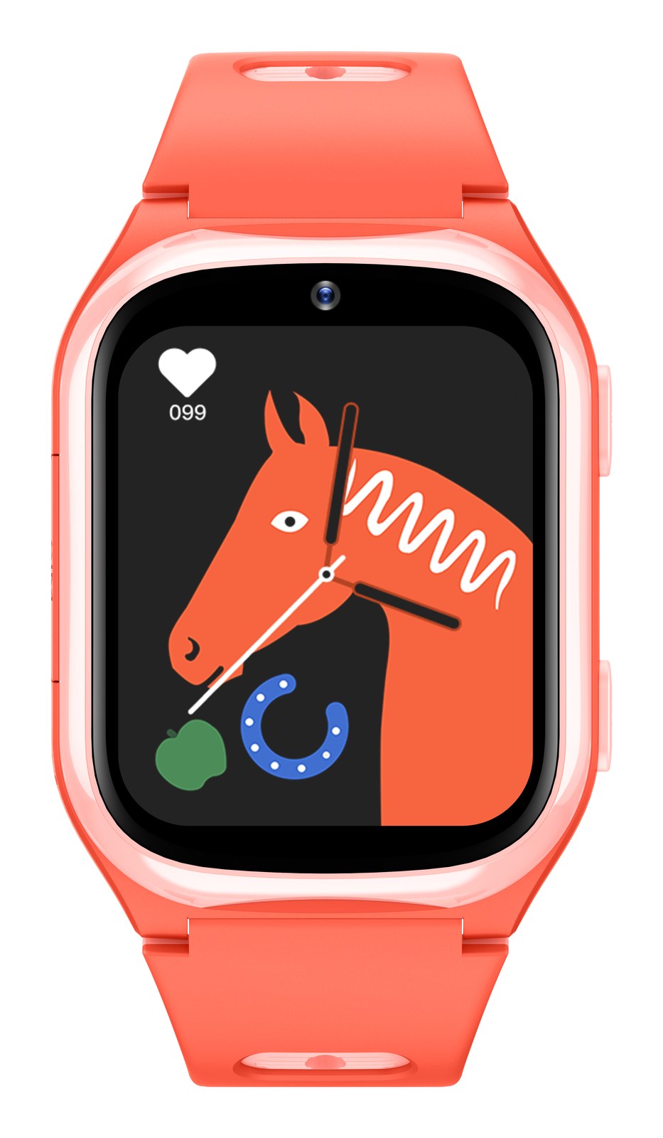 G40 ساعة GPS للأطفال 4G برتقالية من الأمام